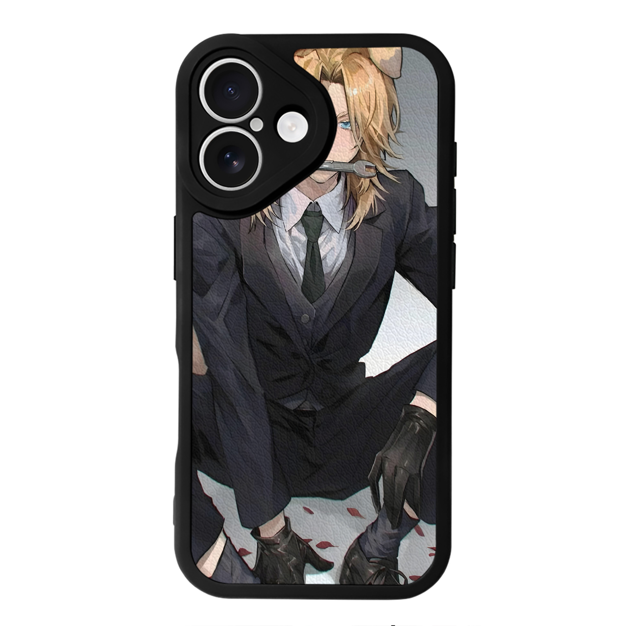 （画像用） 東京リベンジャーズ Tokyo Revengers 【iPhone 16シリーズ対応】シリコンスマホケース（レザー調） 材質：シリコン